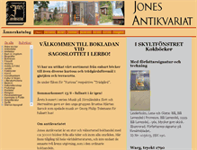 Tablet Screenshot of jonesantikvariat.se